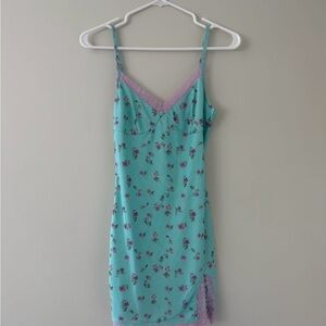 Floral Lace Floral Minidress